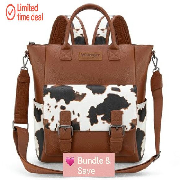 Convertible Backpack Purse with Anti-Theft Pocket for Work Travel - Picture 2 of 7